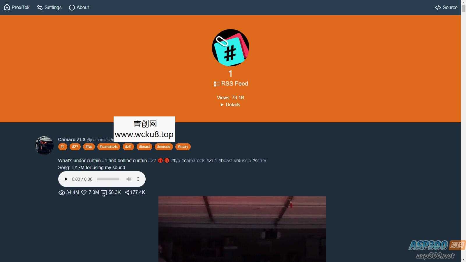 20260412062332-69db3a645356c.jpg 支持国内直连国际版抖音TikTok的简易程序 ProxiTok