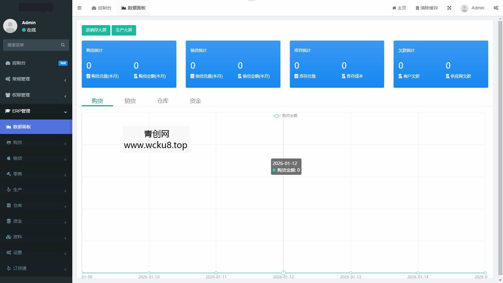 20260412092859-69db65dbf32d3.jpg ERP高级版_适配 20 + 行业_采购 / 销售 / 库存 / 资金 / 生产一体化管理系统