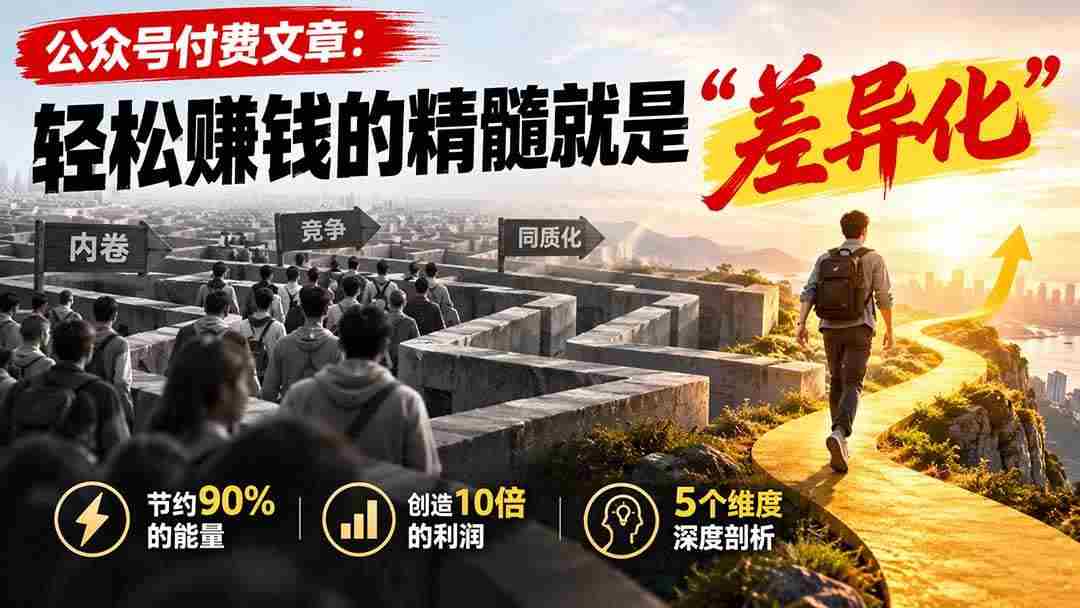 20261003130023-6ac0fc6765293.jpg (20779期)公众号付费文章:轻松赚钱的精髓就是“差异化”