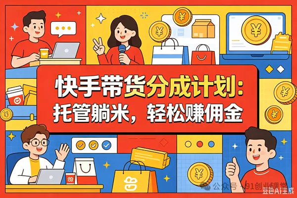 20261005030033-6ac312d160c9f.webp 10月——快手带货分成计划:最新玩法,托管躺米,轻松赚佣金,社裙兔费橡木.