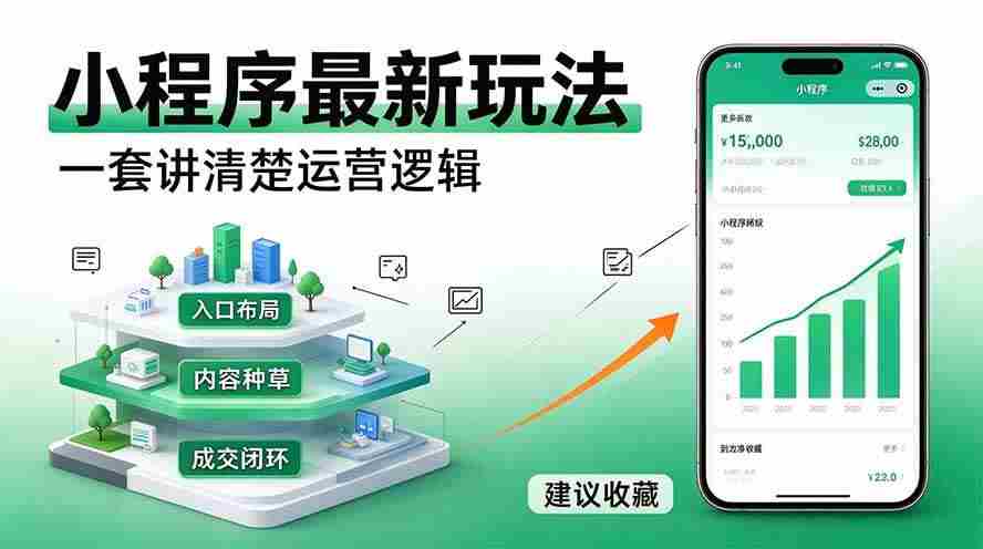 (20876期)微信小程序最新玩法 四种收益来源,单日收入400+-毅衡部落