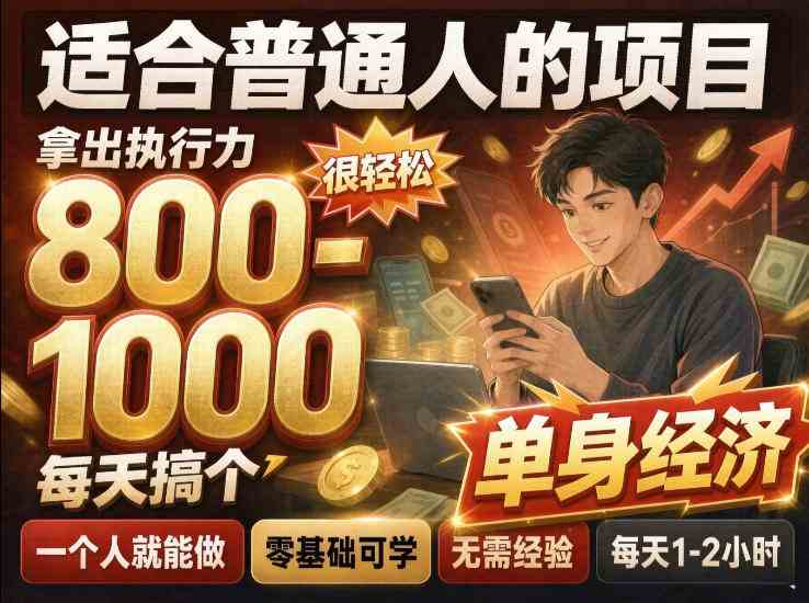 20261010141609-6aca48a9d2e02.jpg 单身交友社群,普通人拿出执行力一个人每天搞个800-1k很轻松,普通人随时入局,无需经验【揭秘】