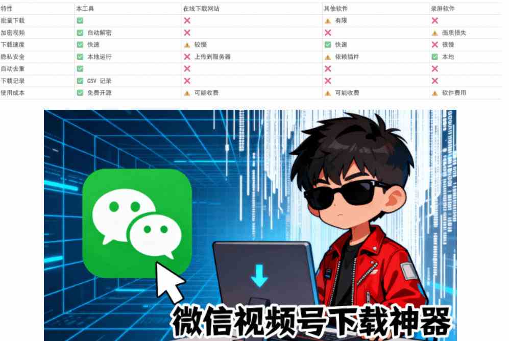 20261016023340-6ad18d046055a.jpg Github热门工具,视频号下载神器又来了!一键注入下载按钮,轻松下载,使用便捷wx_channel