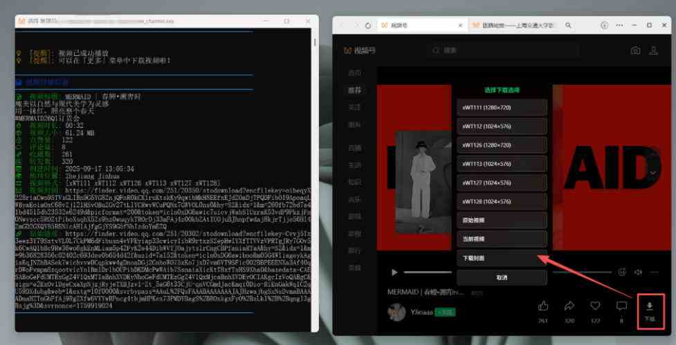 20261016023340-6ad18d0482d1e.jpg Github热门工具,视频号下载神器又来了!一键注入下载按钮,轻松下载,使用便捷wx_channel