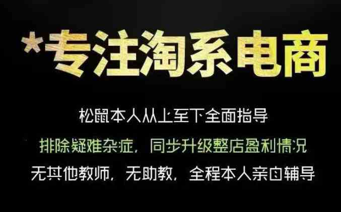 20261016023342-6ad18d069ad53.jpg 松鼠会电商VIP课程,从基础布局到高阶优化,助你掌握淘宝运营逻辑,提升店铺流量与转化(更新1015)