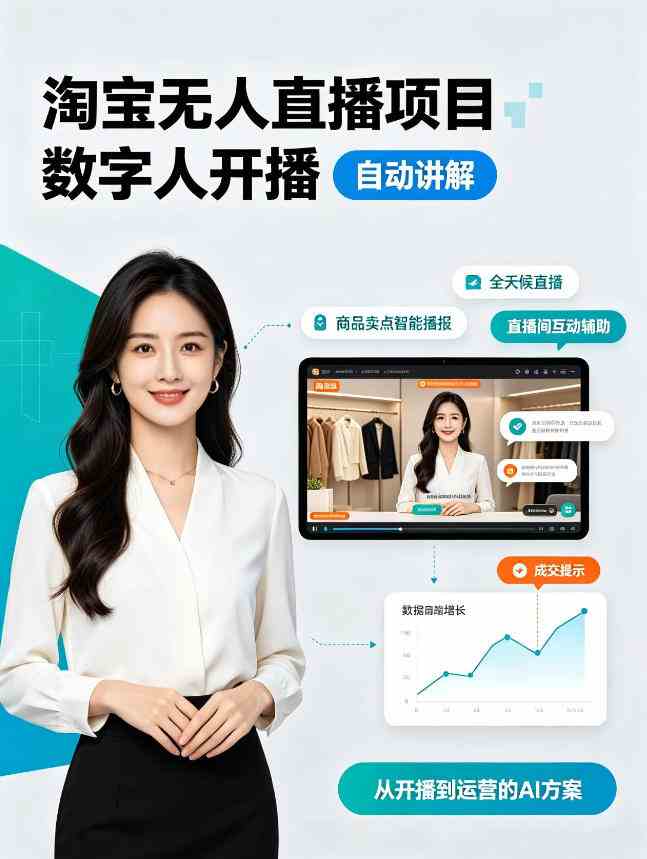 20261021031006-6ad82d0edd773.jpg 淘宝无人直播项目|数字人直播带货AI解决方案,24小时无人值守开播,数字人自动讲解商品卖点,轻松赚取佣金【揭秘】
