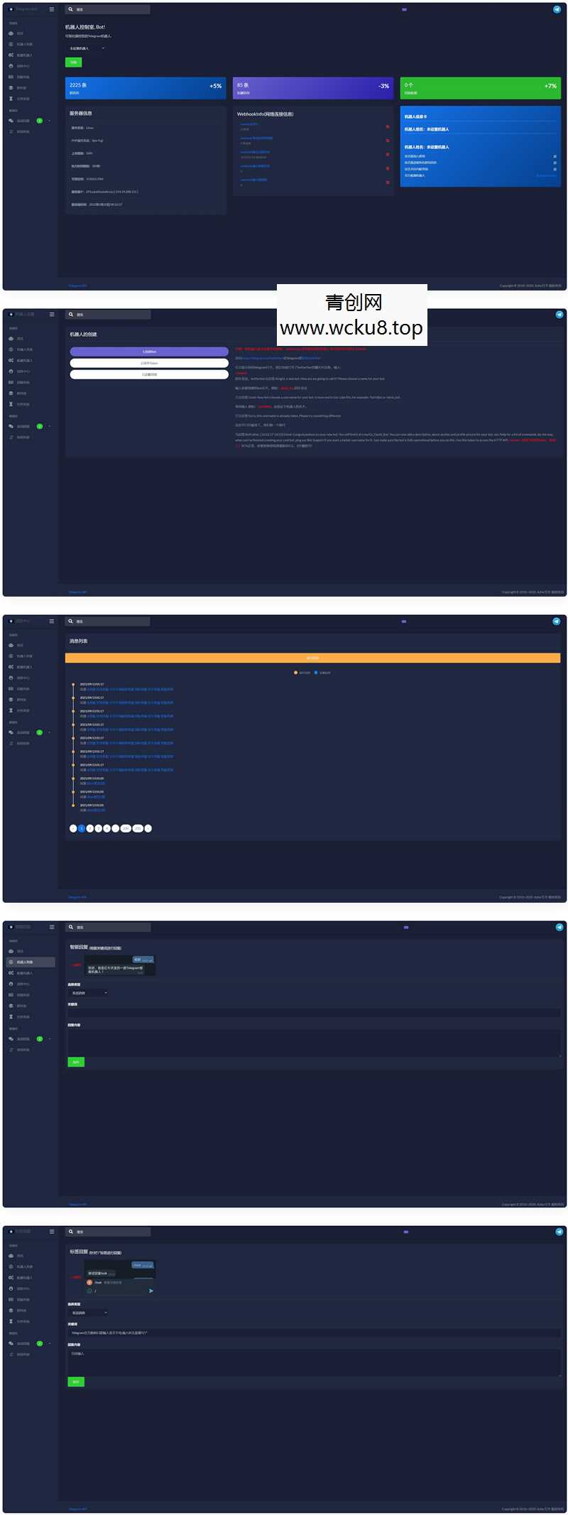 Telegram电报机器人系统/关键词回复/Telegram消息自动回复_全开源网赚项目-副业赚钱-互联网创业-资源整合青创网