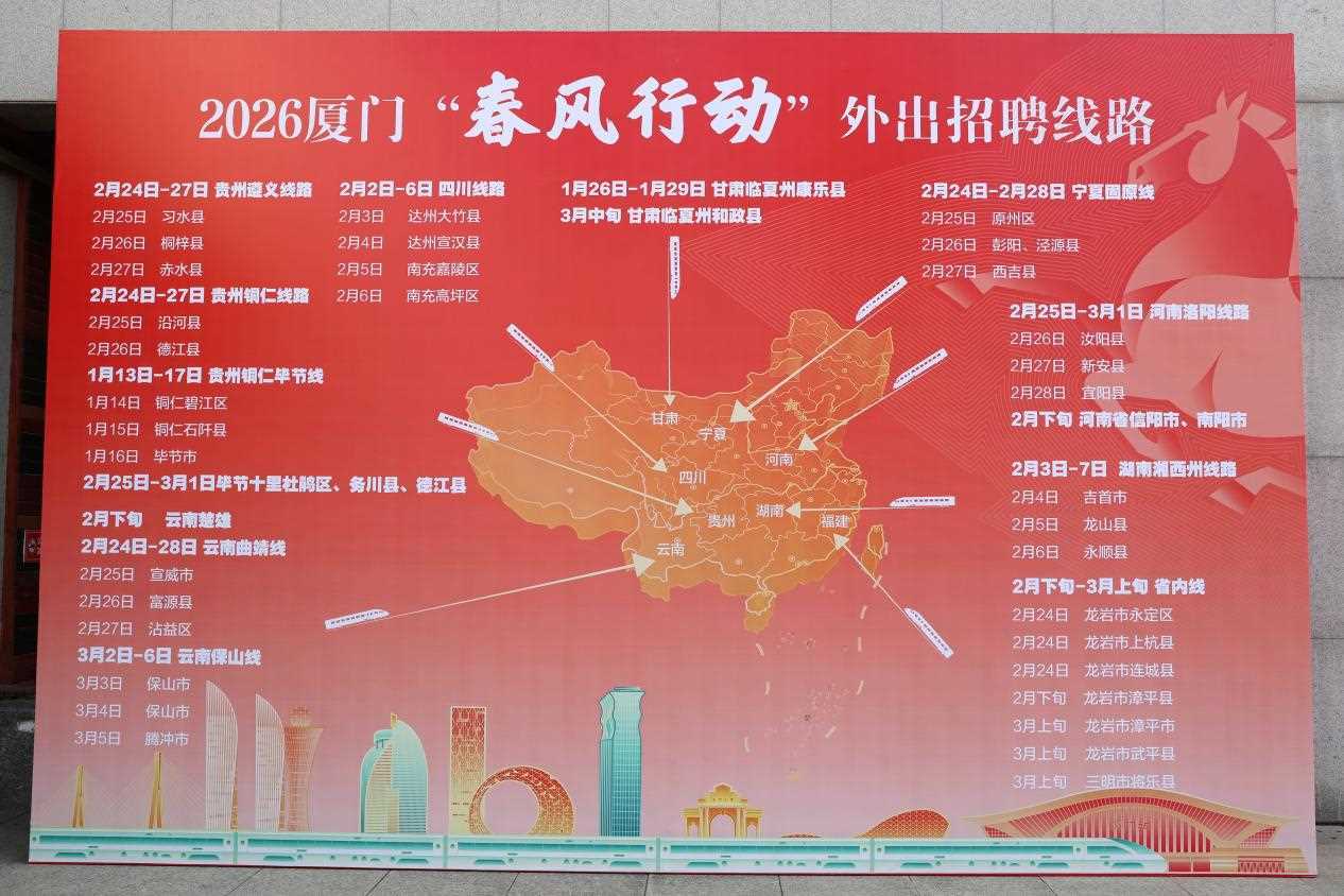 福建厦门：“春风”送岗聚鹭岛，工会护航促就业