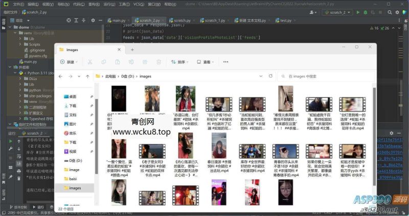 python批量爬取快手主页视频代码网赚项目-副业赚钱-互联网创业-资源整合青创网
