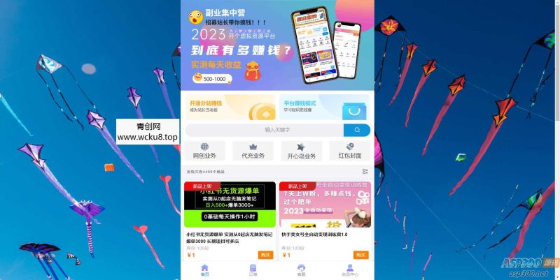 2023最新彩虹商城时光模板知识付费系统 [升级版]网赚项目-副业赚钱-互联网创业-资源整合青创网