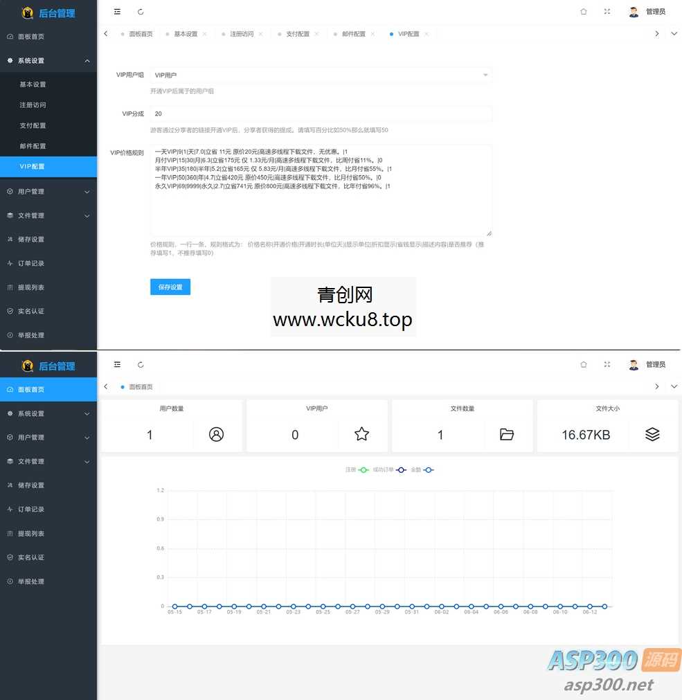 新版可运营级网盘系统网站源码 支持转存和限速