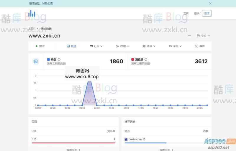 Software轻量网站统计分析系统源码网赚项目-副业赚钱-互联网创业-资源整合青创网