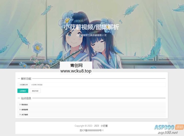 小红书视频图集解析去水印网站源码网赚项目-副业赚钱-互联网创业-资源整合青创网