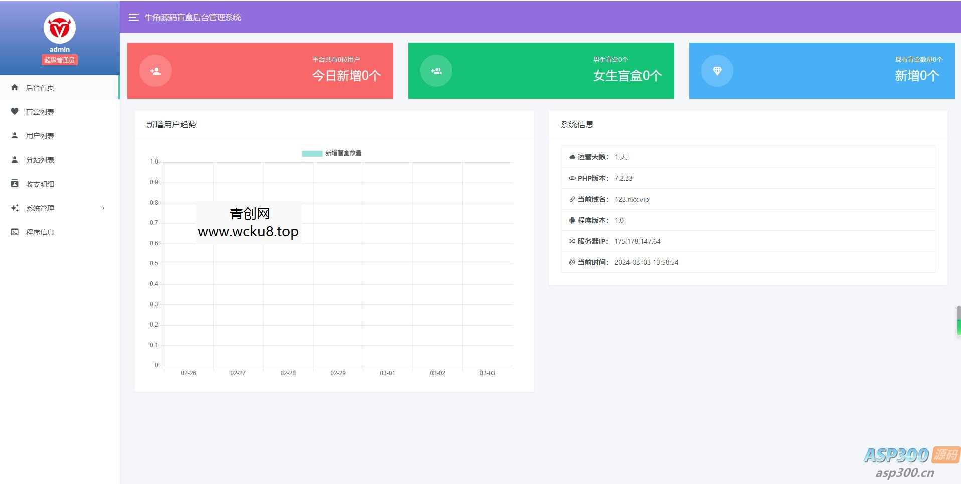 牛角交友盲盒系统PHP开源的盲盒源码