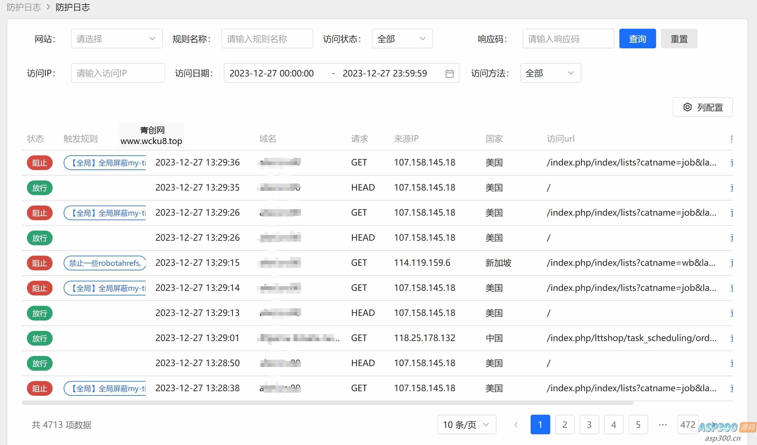 SamWaf 开源轻量级的网站应用防火墙