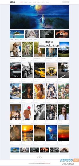 H5自适应响应式相册图片网站模板 – 图片壁纸类网站源码网赚项目-副业赚钱-互联网创业-资源整合青创网