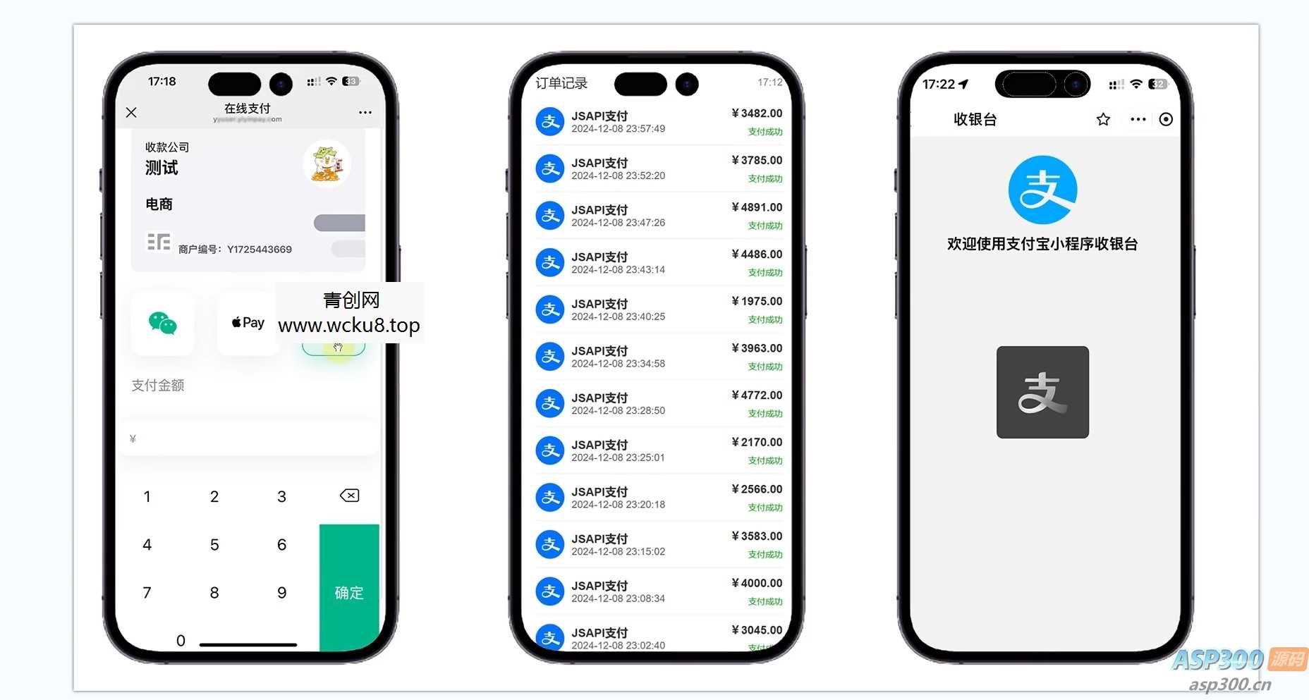 易支付精美设计的支付收银台模板，支持Apple Pay，需要配合jspay网赚项目-副业赚钱-互联网创业-资源整合青创网