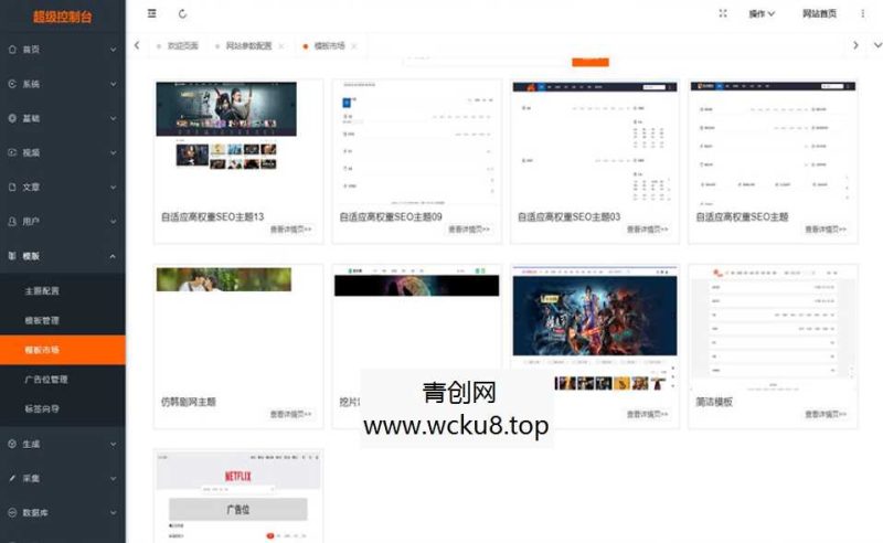最新Pro版视频影视系统源码 含9套模板网赚项目-副业赚钱-互联网创业-资源整合青创网