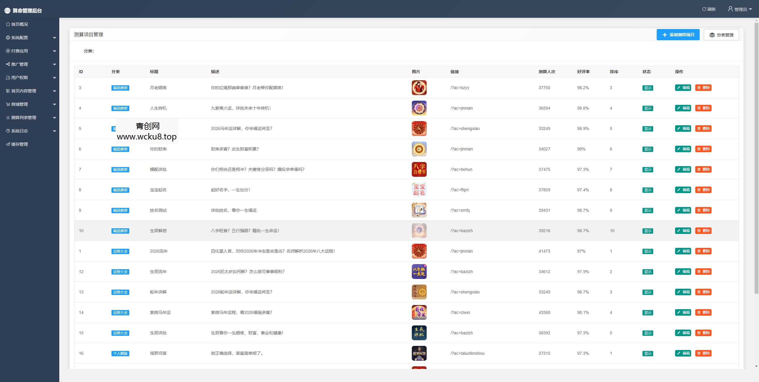2026马年新版测算系统源码