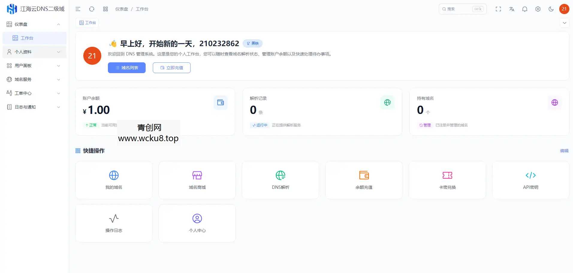 迅风DNS Pro二级域名分发全新V3.1.2系统源码