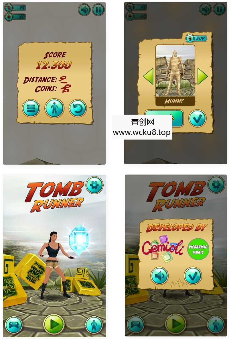 网页小游戏-神庙逃亡 可引流用网赚项目-副业赚钱-互联网创业-资源整合青创网