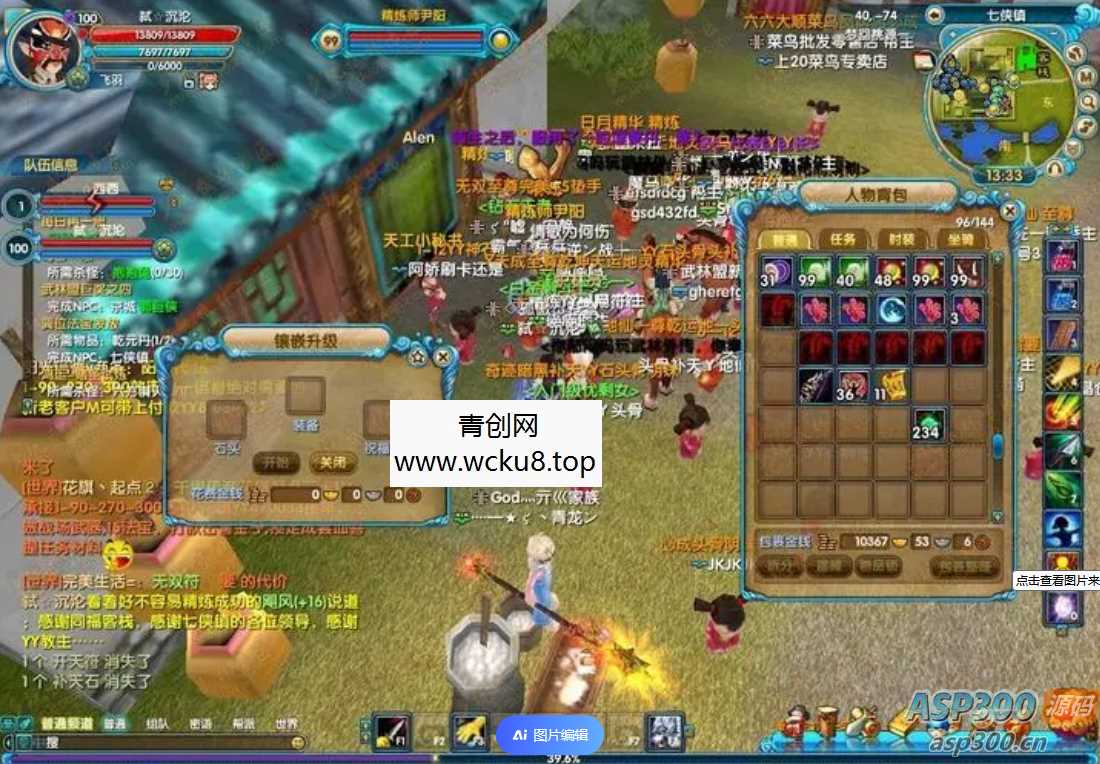 [端游] 仿官武林外传飞羽完美版本 附带GM工具 VM架设网赚项目-副业赚钱-互联网创业-资源整合青创网