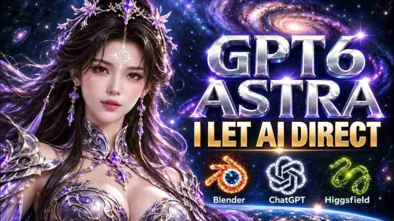 （20763期）【无水印】让GPT-6 Astra当导演！Higgsfield和Blender实战打造30秒玄幻精准运镜短片！网赚项目-副业赚钱-互联网创业-资源整合青创网