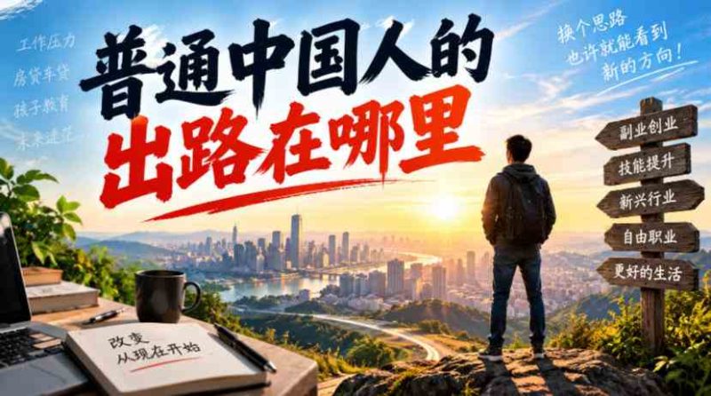 付费文章:普通中国人的出路在哪里网赚项目-副业赚钱-互联网创业-资源整合青创网